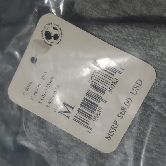 NWT Free People Movement Just Breathe Color Block Sport Bra Heather Grey - Picture 2 of 3